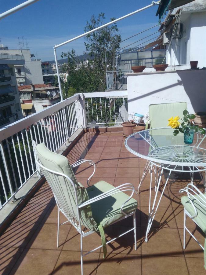 Cozy Penthouse Next To Metro Station Appartement Thessaloniki Buitenkant foto
