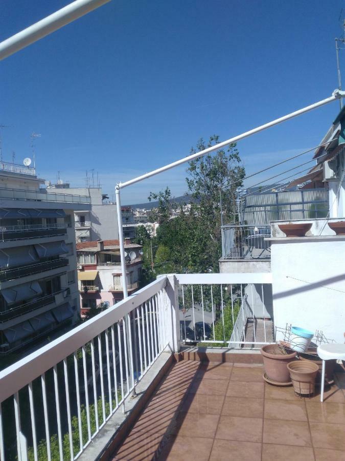 Cozy Penthouse Next To Metro Station Appartement Thessaloniki Buitenkant foto